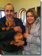 PAOLO CON MOGLIE E ROKY- GENNAIO 2013